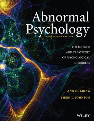 Abnormal Psychology The Science And Treatment Of Psychological Disorders