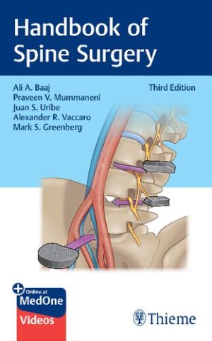 Handbook of Spine Surgery 3rd Edition