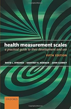 Health Measurement Scales