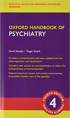 Oxford Handbook of Psychiatry 4th Edition