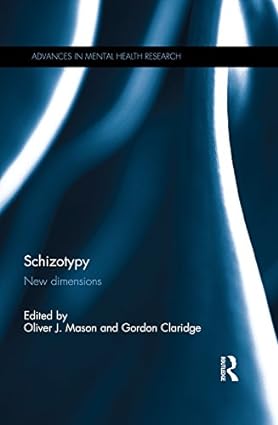 Schizotypy New dimensions