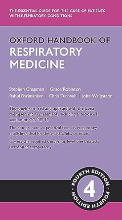 Oxford Handbook of Respiratory Medicine 4th Edition