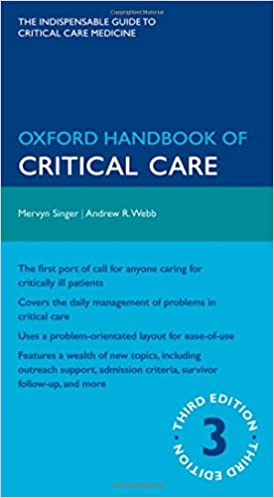 Oxford Handbook of Critical Care 3rd Edition