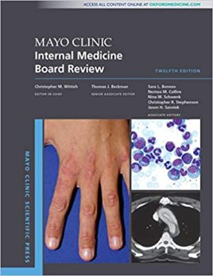 Mayo Clinic Internal Medicine Board Review 12th Edition