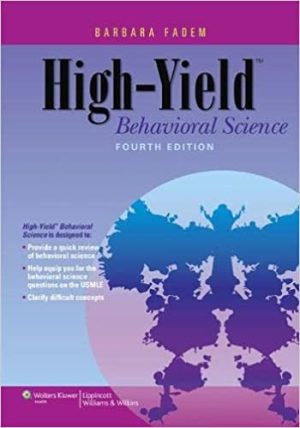 High Yield Behavioral Science 4th Edition