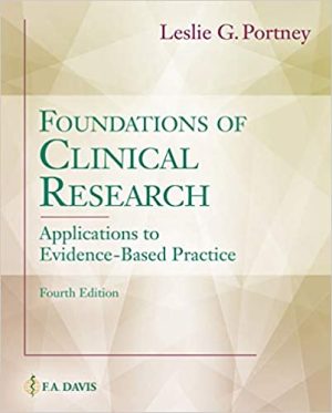 Foundations of Clinical Research Applications to Evidence Based Practice 4th Edition