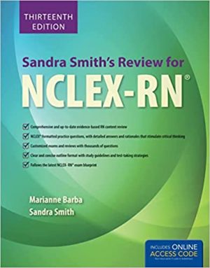 Sandra Smiths Review for NCLEX RN 13th Edition
