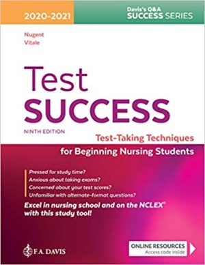 Test Success Test Taking Techniques for Beginning Nursing Students 9th Ed