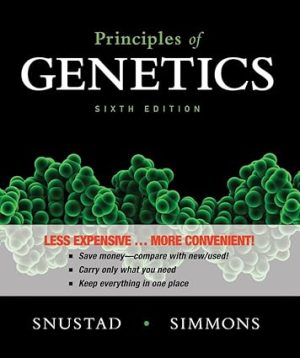 Principles of Genetics 6th Edition