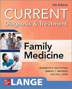 CURRENT Diagnosis And Treatment in Family Medicine 5th Edition