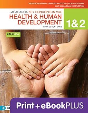 Key Concepts VCE Health and Human Development Units 1 2
