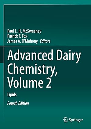 Advanced Dairy Chemistry Volume 2 Lipids 4th Edition