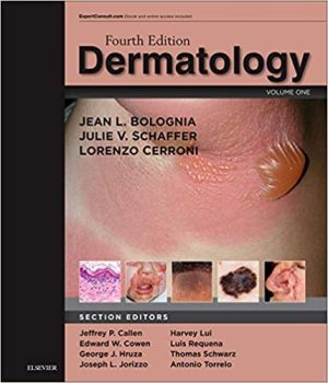 Dermatology 4th Ed By Jean L Bolognia