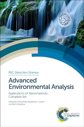 Advanced Environmental Analysis Applications of Nanomaterials Complete Set