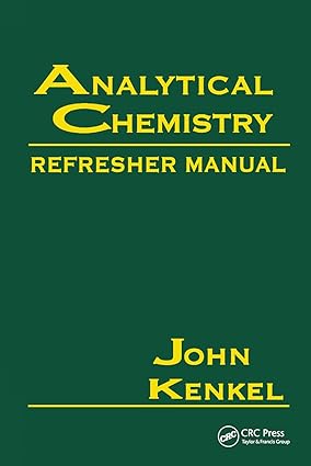 Analytical Chemistry Refresher Manual Refresher Manual