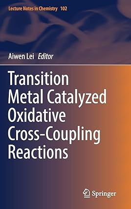 Transition Metal Catalyzed Oxidative CrossCoupling Reactions
