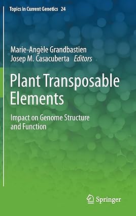 Plant Transposable Elements Impact on Genome Structure and Function