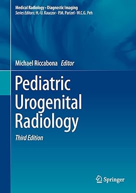 Pediatric Urogenital Radiology 3rd Edition