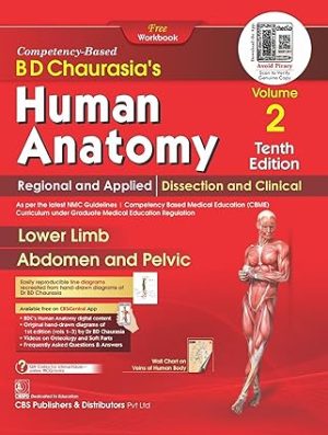 BD Chaurasias Human Anatomy 10th Edition Volumes 3 & 4 Regional and Applied Dissection and Clinical Head and Neck and Brain Neuroanatomy