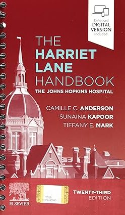 The Harriet Lane Handbook The Johns Hopkins Hospital 23rd Edition