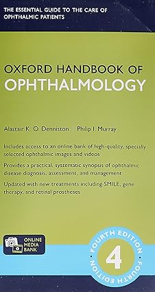 Oxford Handbook of Ophthalmology 4th Edition