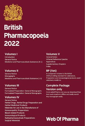 British Pharmacopoeia 2022 Edition