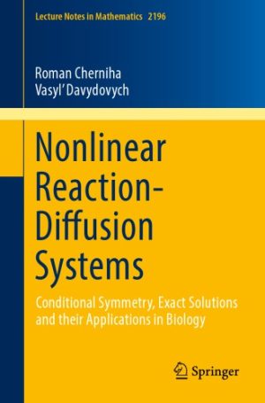 Nonlinear reaction diffusion systems conditional symmetry exact solutions and their applications in biology