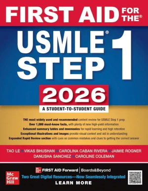 First Aid for the USMLE Step 1 2026 — 36th Edition | The Ultimate Medical Review Guide If you are preparing for the USMLE Step 1 exam, the First Aid for the USMLE Step 1 2026 is the one book you simply cannot afford to skip. Now in its landmark 36th edition, this trusted guide has helped hundreds of thousands of medical students pass one of the most challenging licensing exams in the world. Whether you are an MBBS student in your clinical years or a graduate preparing to match into a residency program, this book is your most reliable companion on the road to exam success. Updated every year to reflect the latest exam trends and high-yield content, the 2026 edition brings fresh material, refined diagrams, and evidence-based facts — all organized in a format that is incredibly easy to study from. What Makes First Aid for the USMLE Step 1 2026 a Must-Have? This is not just another review book. Over decades, First Aid has become the gold standard for USMLE Step 1 preparation — and the 2026 edition continues that legacy with meaningful updates and improvements. The book covers every major basic science subject tested on the Step 1 exam, including: Biochemistry and Molecular Biology — metabolism pathways, enzyme disorders, and genetic principles Immunology — hypersensitivity reactions, immunodeficiencies, and vaccine mechanisms Microbiology — bacteria, viruses, fungi, and parasites with clinical correlations Pharmacology — drug mechanisms, side effects, and high-yield clinical scenarios Pathology — general and systemic pathology with full-color illustrations Anatomy and Embryology — clinically relevant anatomical details, perfect alongside standard anatomy books Physiology — organ system physiology with clear diagrams Behavioral Science and Biostatistics — ethics, epidemiology, and statistics made simple For students studying rheumatology or musculoskeletal medicine, the pathology and immunology sections provide strong foundational knowledge in autoimmune diseases, connective tissue disorders, and inflammatory conditions — topics that are heavily tested and clinically relevant. Who Should Use This Book? This edition is designed to serve a wide range of healthcare learners and professionals. It is especially valuable for: MBBS students — looking for a comprehensive yet concise resource alongside their MBBS books Medical graduates — preparing for USMLE licensing or building clinical knowledge Orthopedic trainees — reinforcing musculoskeletal pathology, anatomy, and pharmacology basics found in orthopedic surgery books Rheumatology students — mastering immunology, autoimmune pathology, and inflammatory disease mechanisms Physiotherapy students — using it alongside physiotherapy books to understand disease mechanisms and pharmacological interactions Doctors — refreshing core basic science knowledge during clinical practice or subspecialty training Clinical and Educational Benefits First Aid is not just an exam book — it is a clinical learning tool. The way content is organized mirrors real-world clinical thinking, making it one of the most practical medical textbooks available for integrated learning. Students consistently report that using First Aid helps them: Connect basic science concepts to clinical presentations Retain high-yield information through concise, organized summaries Identify exam patterns and commonly tested associations Build a solid foundation for clinical rotations and specialty training For those also studying clinical medicine books or surgery books, First Aid serves as an excellent cross-reference for understanding the pathophysiology behind surgical and medical conditions. Practical Learning Advantages One of the biggest strengths of this book is how learner-friendly it is. The layout is clean, the text is concise, and the use of tables, mnemonics, and color-coded diagrams makes even the most complex topics digestible. Additionally, as part of the broader range of healthcare education resources available today, First Aid pairs exceptionally well with question banks, video lectures, and digital flashcard platforms — creating a complete and well-rounded study system. Students who wish to deepen their anatomical understanding will also benefit from pairing this book with dedicated anatomy books for more detailed visual references. Key Features of the 36th Edition Fully Updated for 2026 Every section has been reviewed and updated to reflect the most current exam content outline and recent advances in basic medical sciences. High-Yield, Exam-Focused Content Each topic is presented with only the most testable information — no fluff, no filler. Just the facts that matter most on exam day. Integrated Clinical Correlations Clinical vignettes and disease associations are woven throughout the text, helping students understand how basic science applies in real patient care settings. Vivid Illustrations and Mnemonics Full-color images, flowcharts, and memorable mnemonics make it easier to encode and recall information under exam pressure. Organized by Subject and Organ System The dual organization makes it easy to study by discipline or by organ system, depending on your study schedule and preferences. Frequently Asked Questions (FAQ) Is this book enough for USMLE Step 1 preparation? First Aid is the essential core resource, but most students combine it with a question bank and video resources for the best results. It is, however, the single most important book to master before the exam. Is the 2026 edition different from previous editions? Yes. The 36th edition includes updated content aligned with the latest USMLE exam format, revised illustrations, and newly added high-yield facts based on recent exam feedback from students. Can physiotherapy and allied health students benefit from this book? Absolutely. While it is written for medical students, the pathology, pharmacology, and physiology sections are highly relevant for physiotherapy students and other allied health professionals who need a strong grounding in disease mechanisms. Does this book cover orthopedic and musculoskeletal topics? Yes, musculoskeletal anatomy, pathology, and pharmacology are covered throughout the book. Students interested in orthopedics will find it pairs well with more specialized orthopedic surgery books for deeper clinical knowledge. Is this book available in print and digital formats? Yes. The 36th edition is available as a physical book and as a digital eBook, making it convenient for study on any device. Final Verdict — Your Step 1 Journey Starts Here The First Aid for the USMLE Step 1 2026 is more than a study guide — it is the foundation upon which successful medical careers are built. From biochemistry to behavioral science, from pharmacology to pathology, this book covers everything you need to walk into your Step 1 exam with confidence. Whether you are an MBBS student just starting your exam preparation, an orthopedic or rheumatology trainee building your clinical knowledge base, or a physiotherapy student expanding your understanding of disease — this book delivers real, lasting value. First Aid for the USMLE Step 1 2026 36th Edition