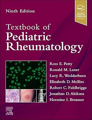 Textbook of Pediatric Rheumatology 9th Edition 2026-27