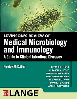 Levinson Review of Medical Microbiology and Immunology 19th Edition