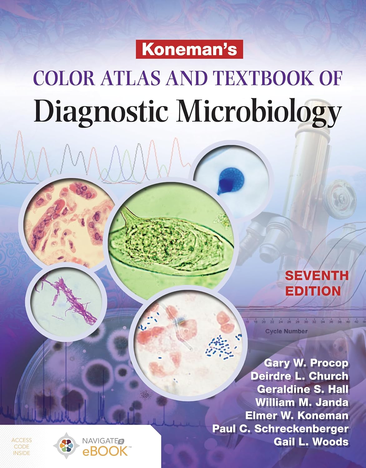 Konemans Color Atlas and Textbook of Diagnostic Microbiology 7th Edition