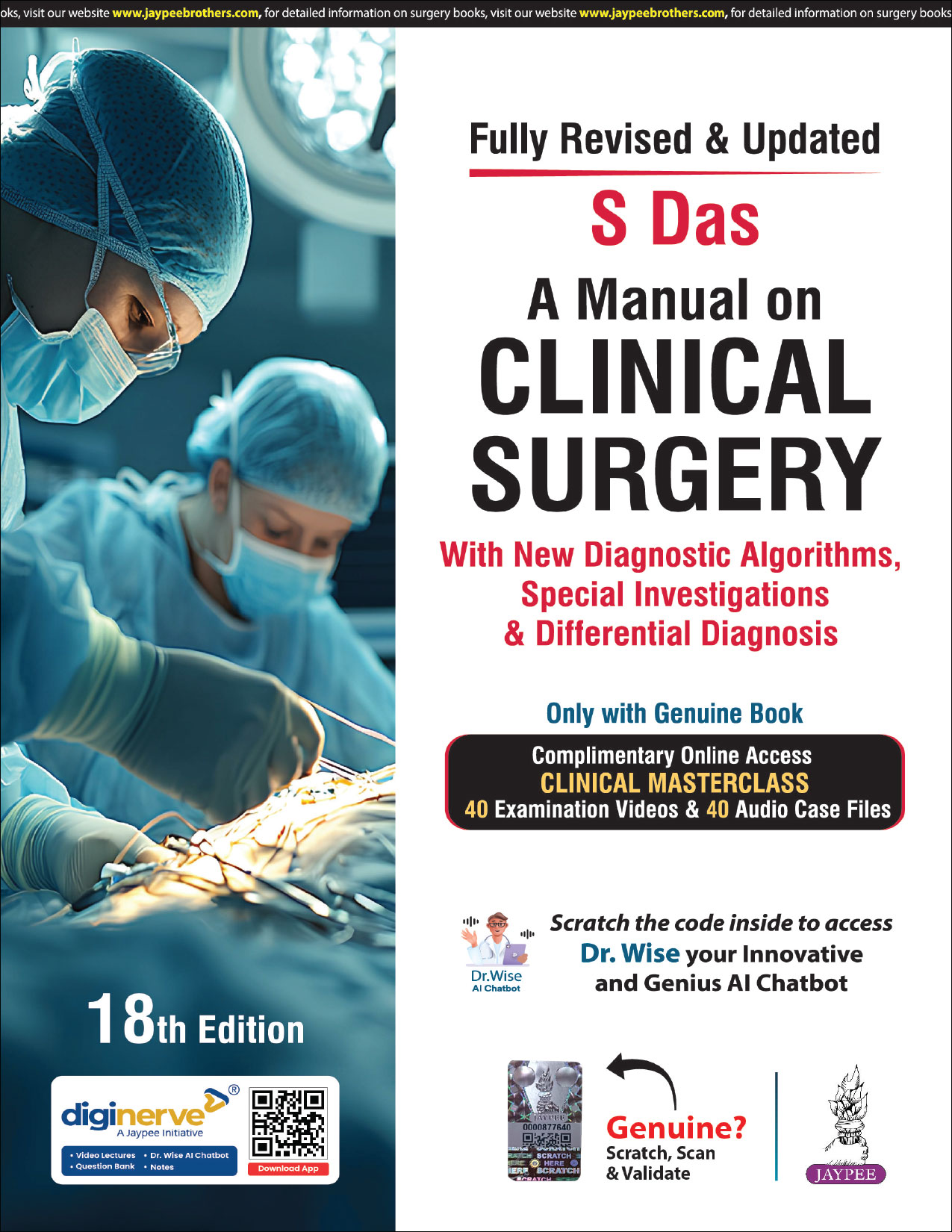 A Manual of Clinical Surgery 18th Edition
